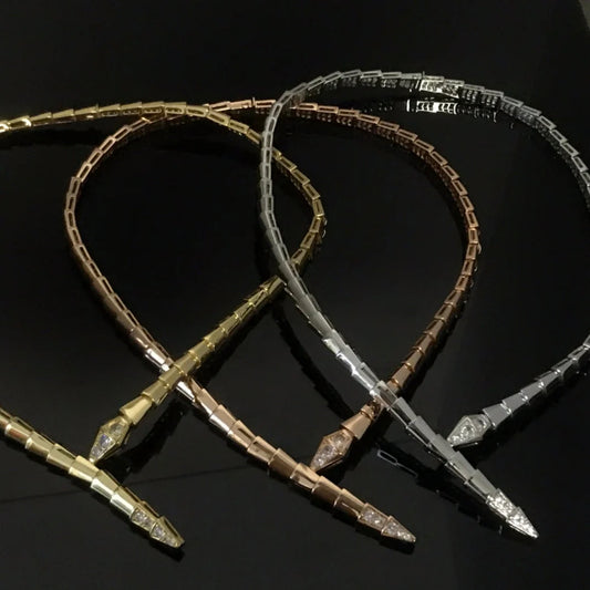 [Lumi Jewels]SERPENTI NECKLACE set with diamonds