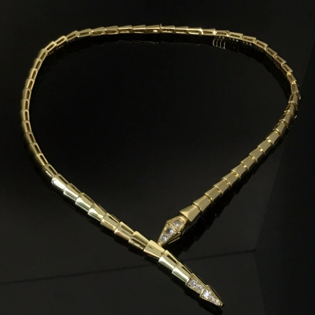 [Lumi Jewels]SERPENTI NECKLACE set with diamonds