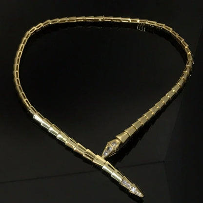 [Lumi Jewels]SERPENTI NECKLACE set with diamonds