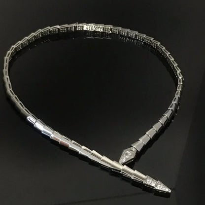 [Lumi Jewels]SERPENTI NECKLACE set with diamonds