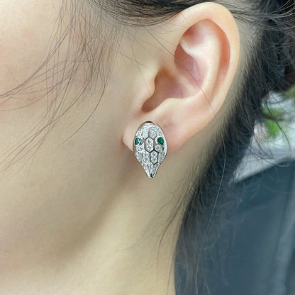[Lumi Jewels]SERPENT DIAMOND STUD EARRINGS