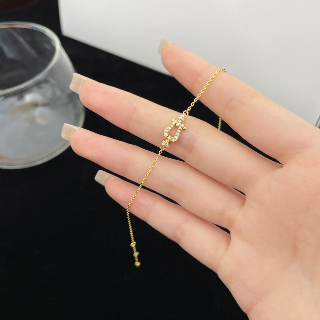 [Lumi Jewels]FORCE 10 FULL DIAMOND BUCKLE CHAIN LINK MINI MODEL