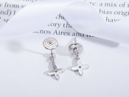 [Lumi Jewels]VIDYLLE SILVER DIAMOND MINI DROP EARRINGS