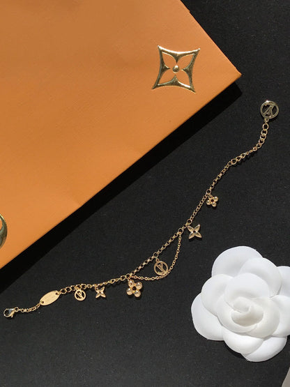 [Lumi Jewels]BLOOMING PINK GOLD MOP BRACELET