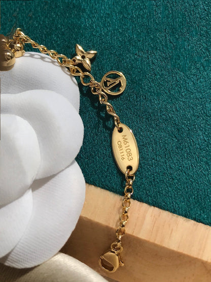 [Lumi Jewels]BLOOMING PINK GOLD MOP BRACELET