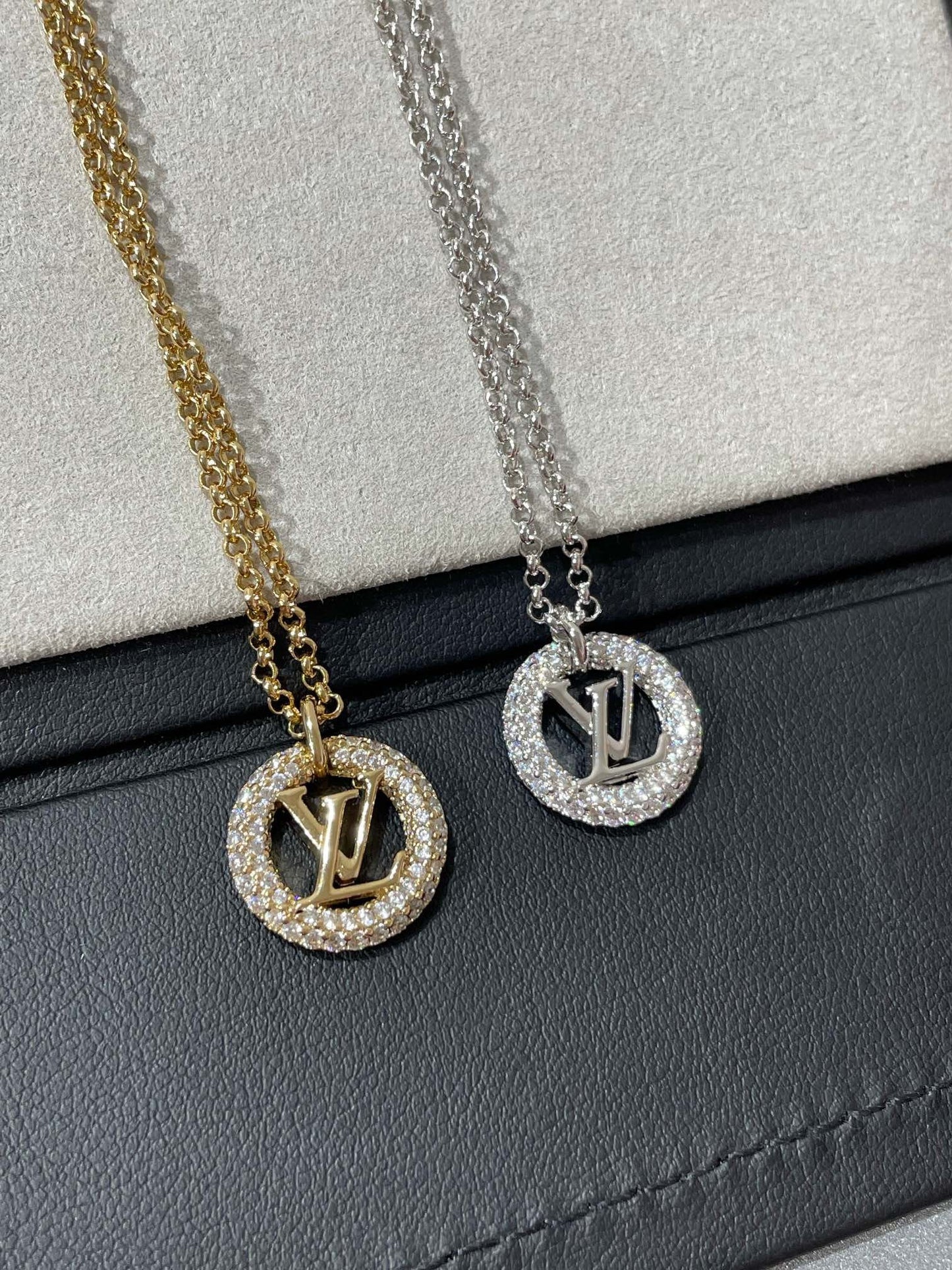 [Lumi Jewels]BY NIGHT DIAMOND PAVED NECKLACE
