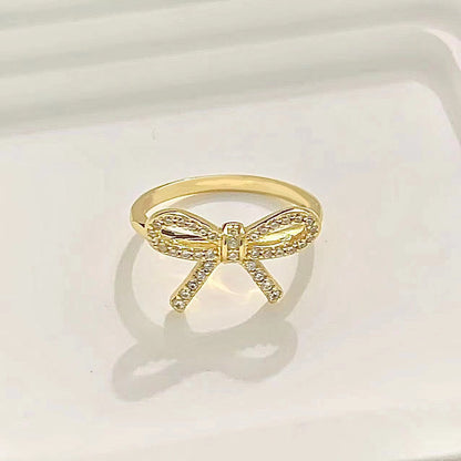 [Lumi Jewelry]TWIST BOW RING