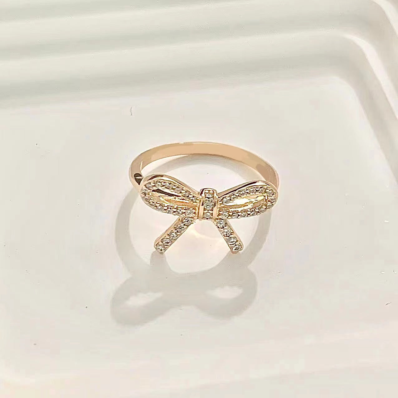 [Lumi Jewelry]TWIST BOW RING