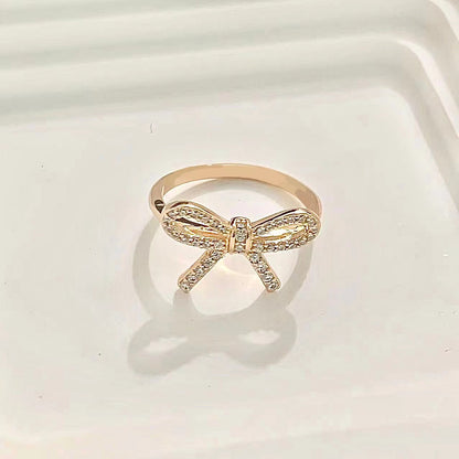 [Lumi Jewelry]TWIST BOW RING
