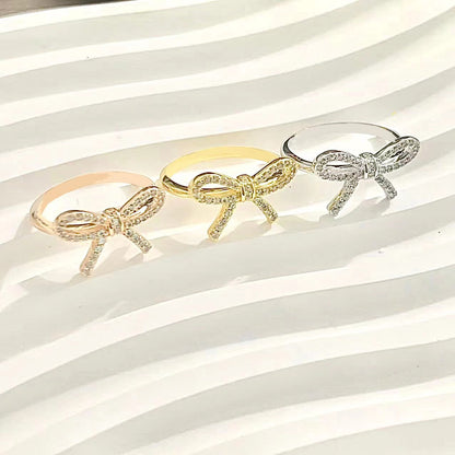 [Lumi Jewelry]TWIST BOW RING