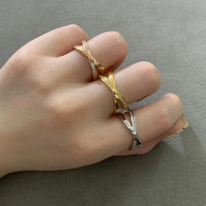 [Lumi Jewelry]ATLAS X DIAMOND RING