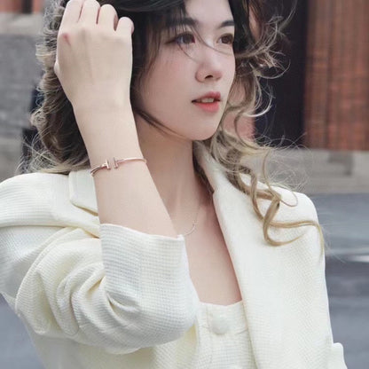 [Lumi Jewelry]T PINK GOLD PINK DIAMOND BRACELET