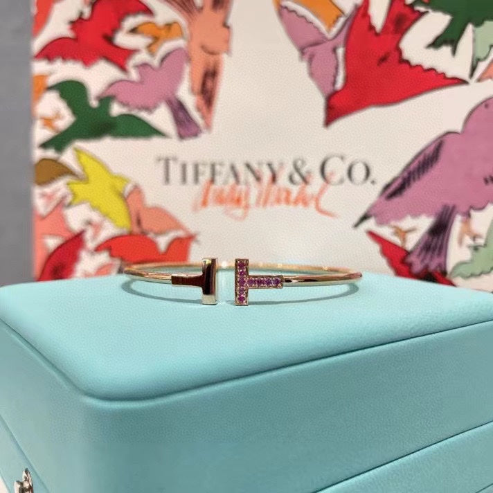 [Lumi Jewelry]T PINK GOLD PINK DIAMOND BRACELET