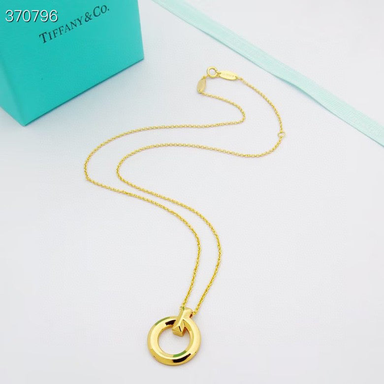 [Lumi Jewelry]T1 CIRCLE MEDIUM NECKLACE