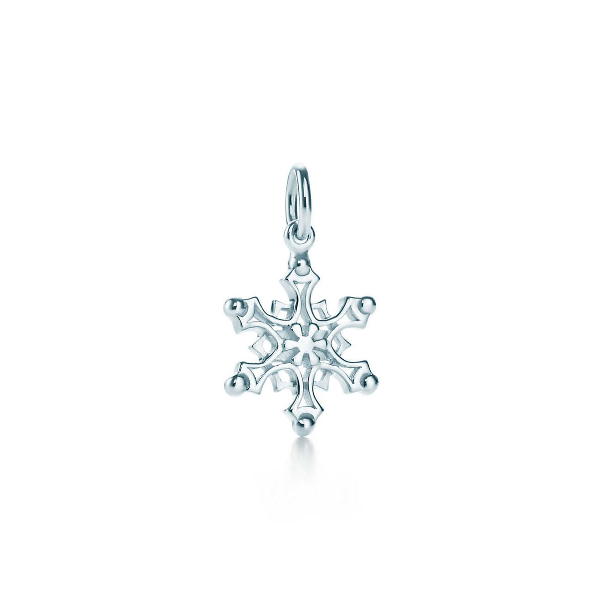 [Lumi Jewelry]STERLING SILVER SNOWFLAKE PENDANT NECKLACE