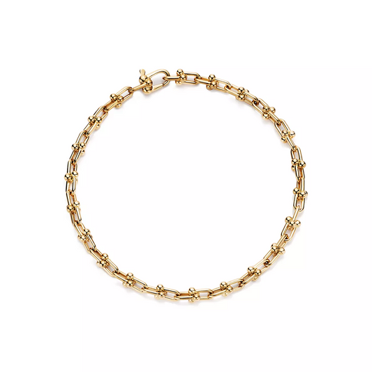 [Lumi Jewelry]HARDWEAR MICRO LINK 44 MOTIF GOLD BRACELET