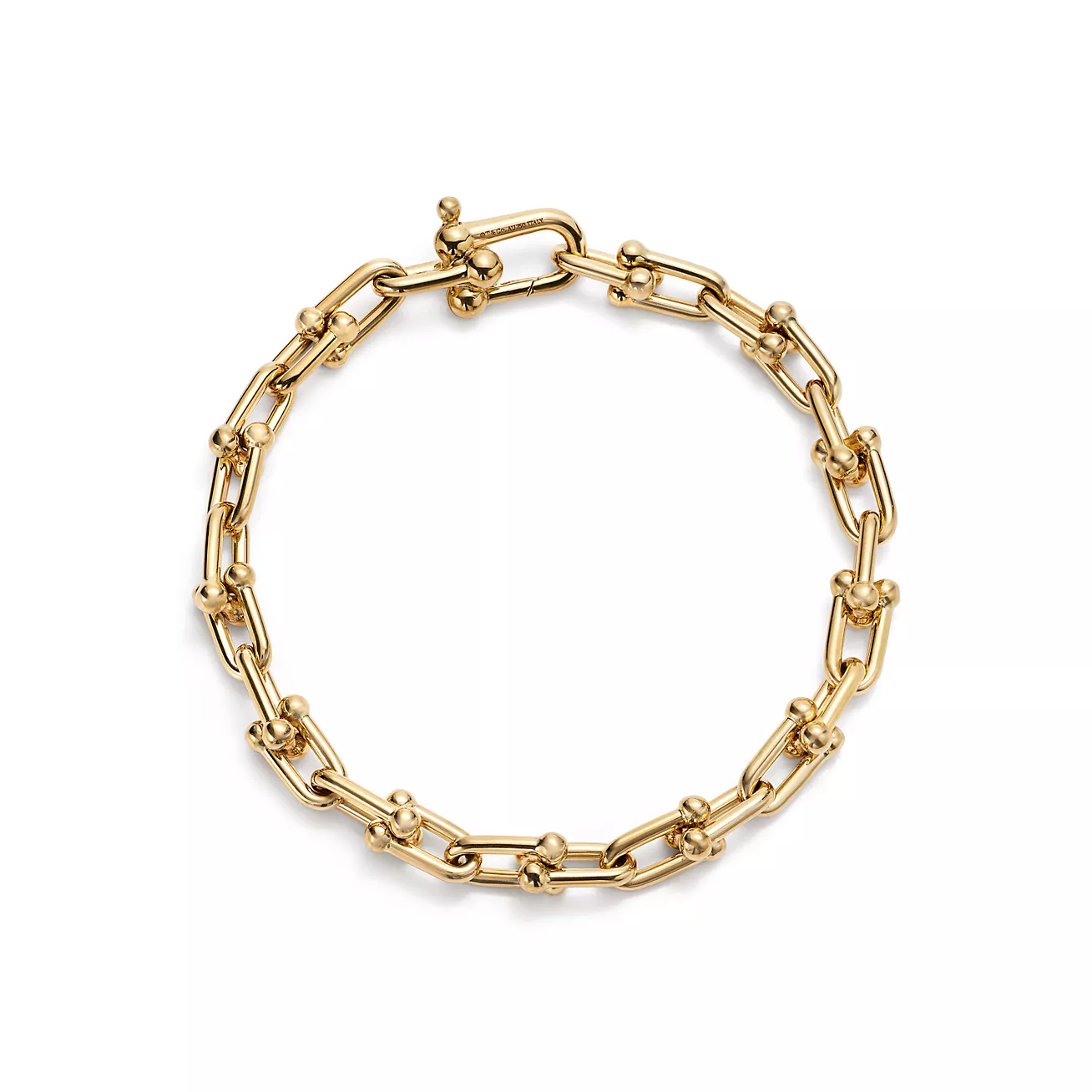 [Lumi Jewelry]HARDWEAR SMALL LINK 26 MOTIF GOLD BRACELET