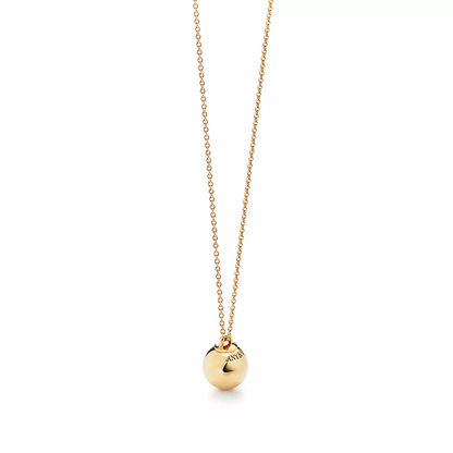 [Lumi Jewelry]BALL PENDANT 12.75MM NECKLACE