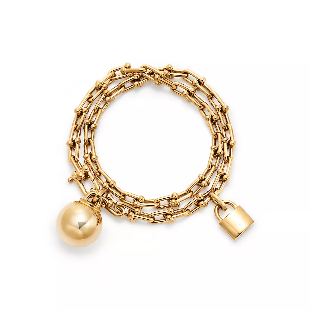 [Lumi Jewelry]HARDWEAR SMALL WRAP GOLD BRACELET
