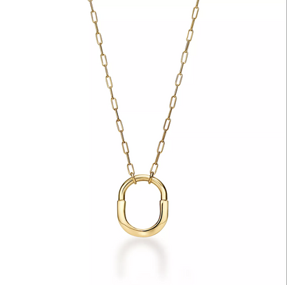 [Lumi Jewelry]LOCK NECKLACE GOLD