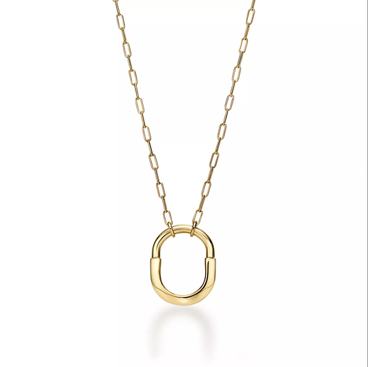 [Lumi Jewelry]LOCK NECKLACE GOLD