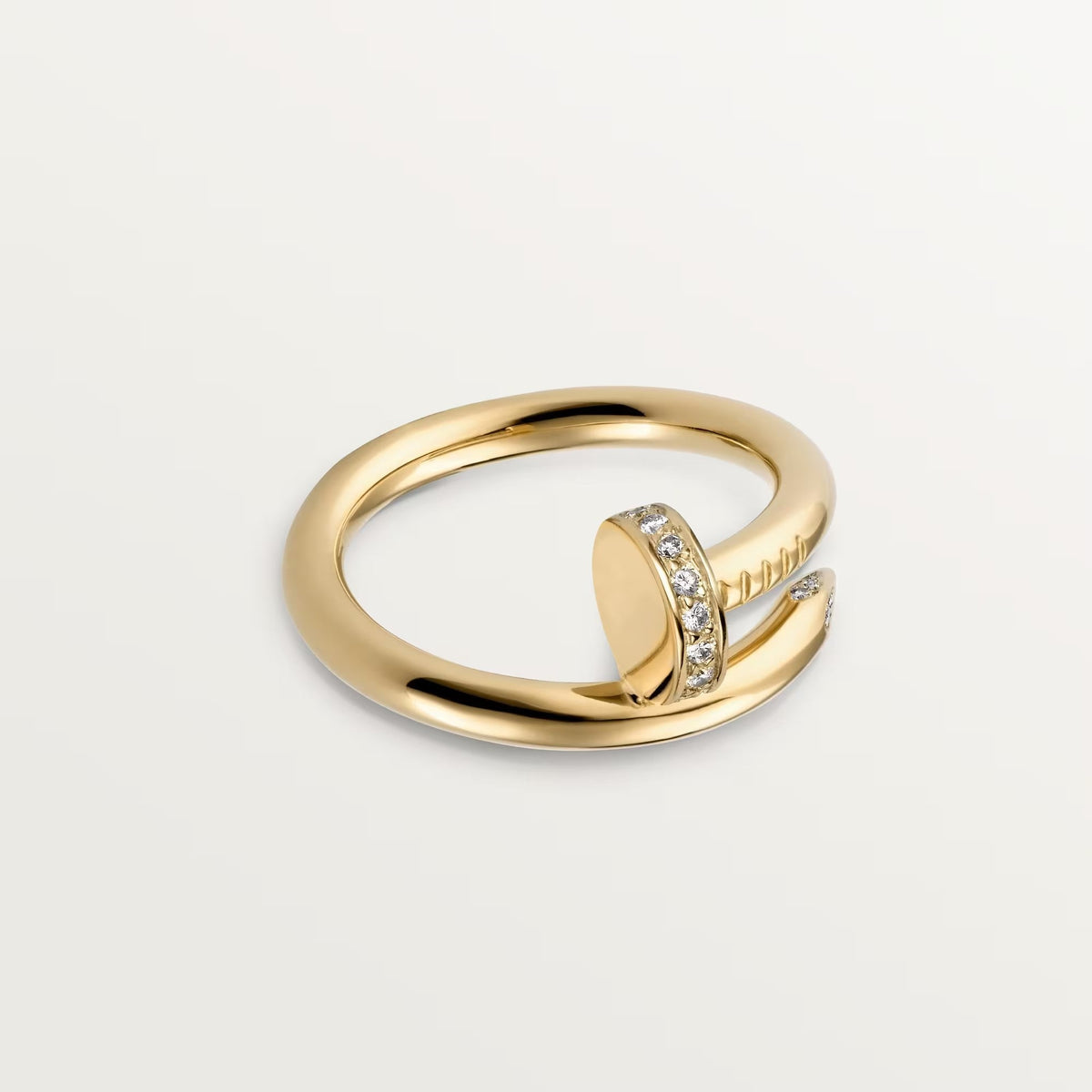 [Lumi Jewelry]JUSTE RING 2.6MM HALF DIAMOND