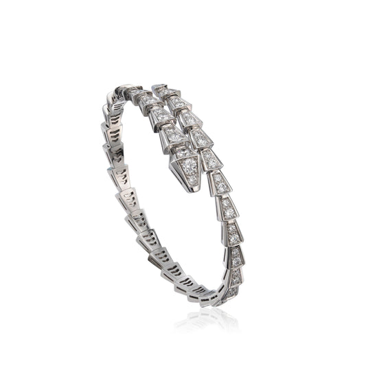 [Lumi Jewels]SERPENTI BRACELET 6MM SILVER DIAMOND