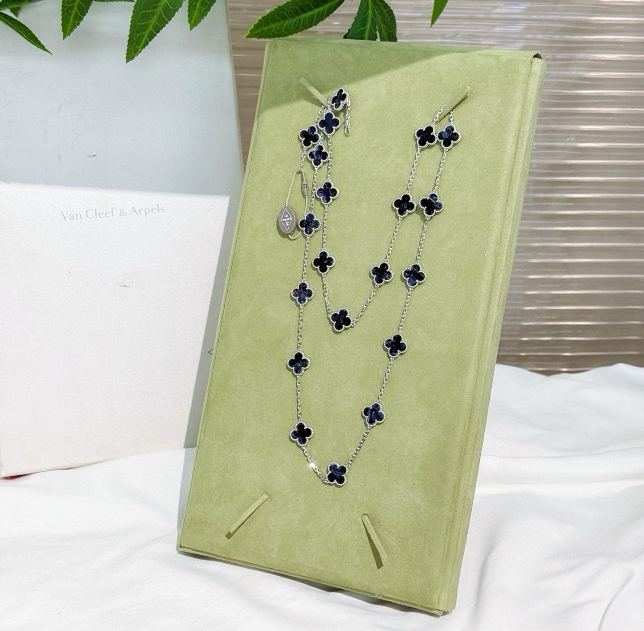 [Lumi Jewels]CLOVER 20 MOTIFS BIDE STONE NECKLACE