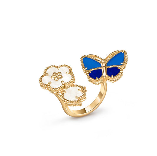 [Lumi Jewels]LUCKY 3 MOTIF GOLD RING