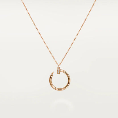 [Lumi Jewels]JUSTE NECKLACE PINK GOLD