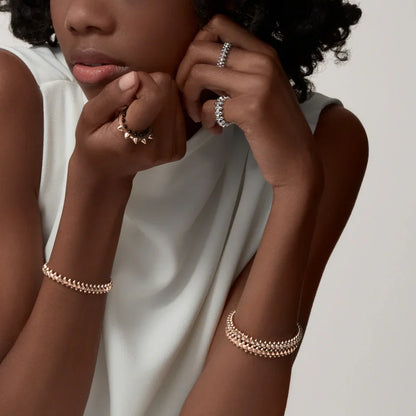 [Lumi Jewelry]CLASH  BRACELET 8MM DIAMONDS