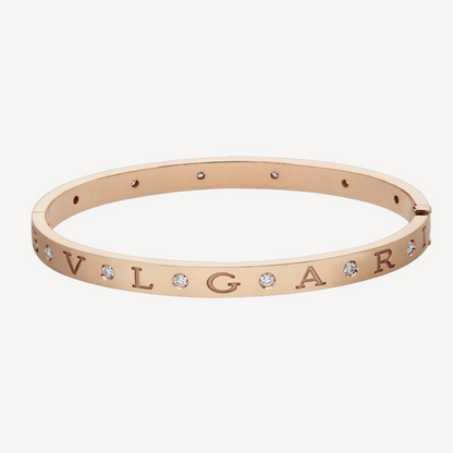 [Lumi Jewels]ZERO 1 PINK GOLD 12 DIAMONDS BRACELET