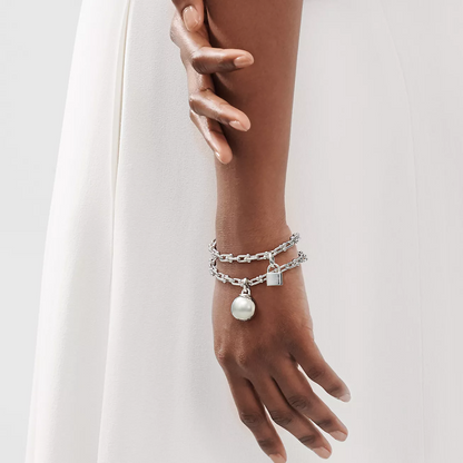 [Lumi Jewelry]HARDWEAR SMALL WRAP SILVER BRACELET