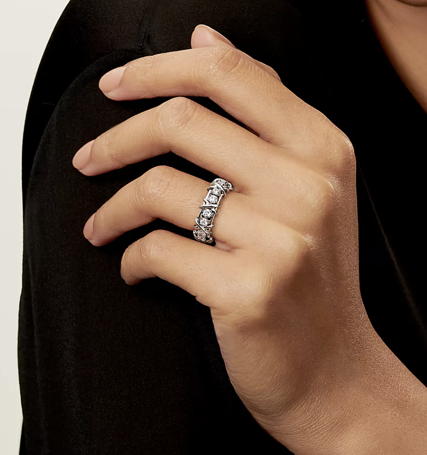 [Lumi Jewelry]SIXTEEN STONE SILVER RING