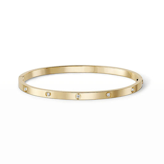 [Lumi Jewelry]LOVE BRACELET 3.65MM 10 DIAMONDS