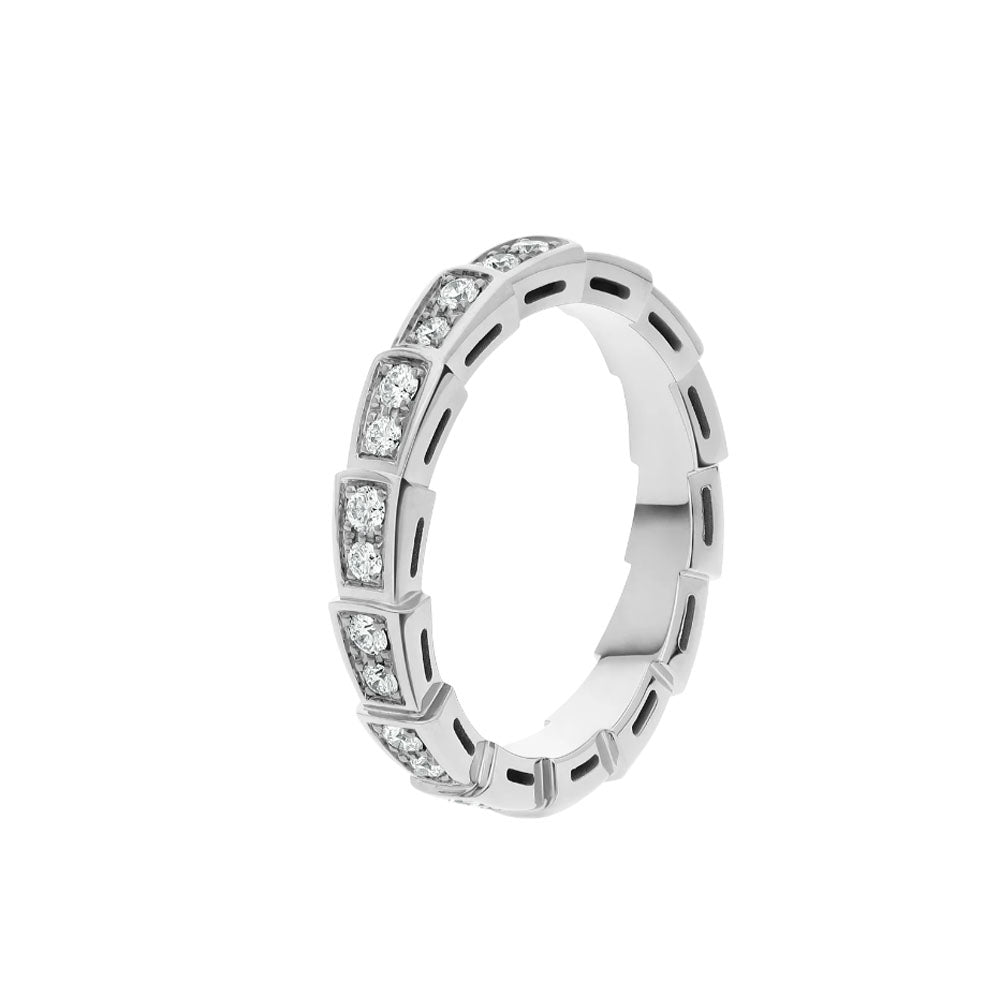[Lumi Jewels]SERPENTI RING SILVER DIAMOND PAVED 3MM