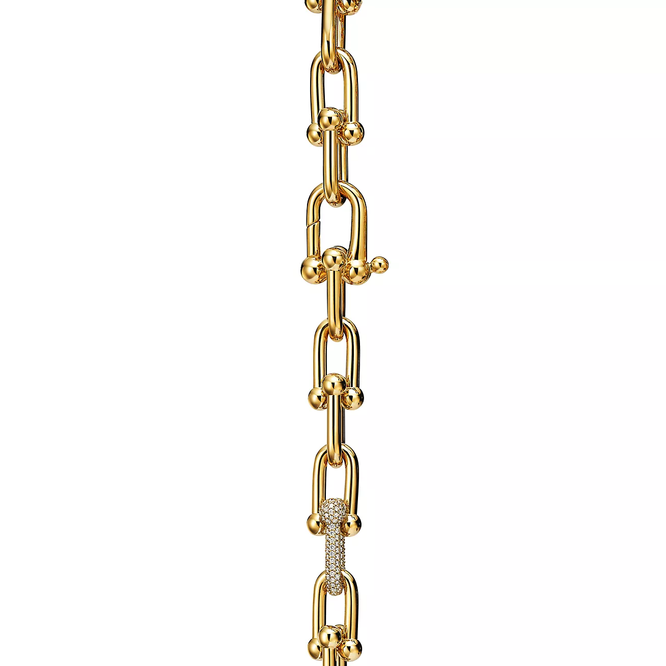 [Lumi Jewelry]HARDWEAR LARGE LINK GOLD DIAMOND BRACELET