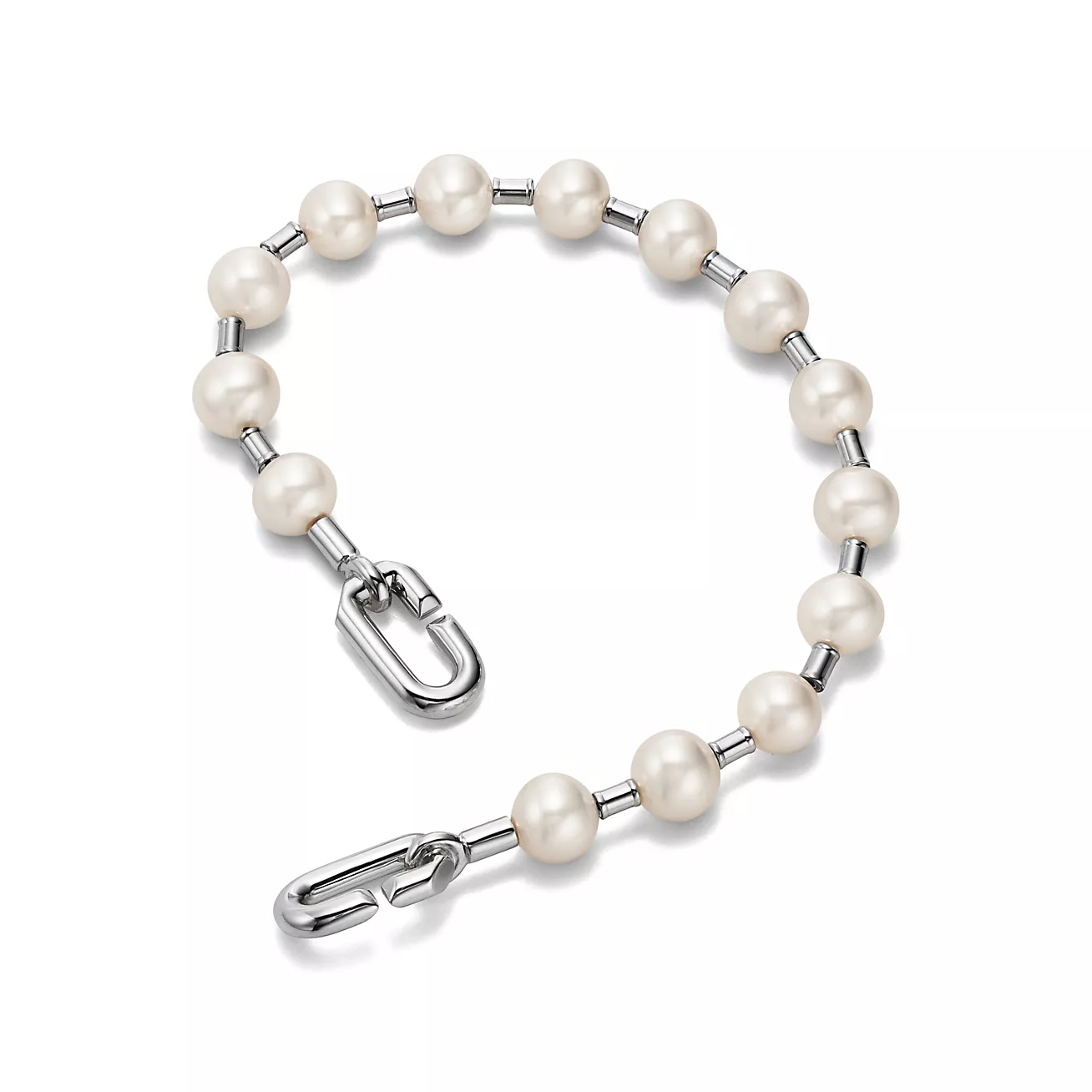 [Lumi Jewelry]PEARL 7-8MM SILVER BRACELET