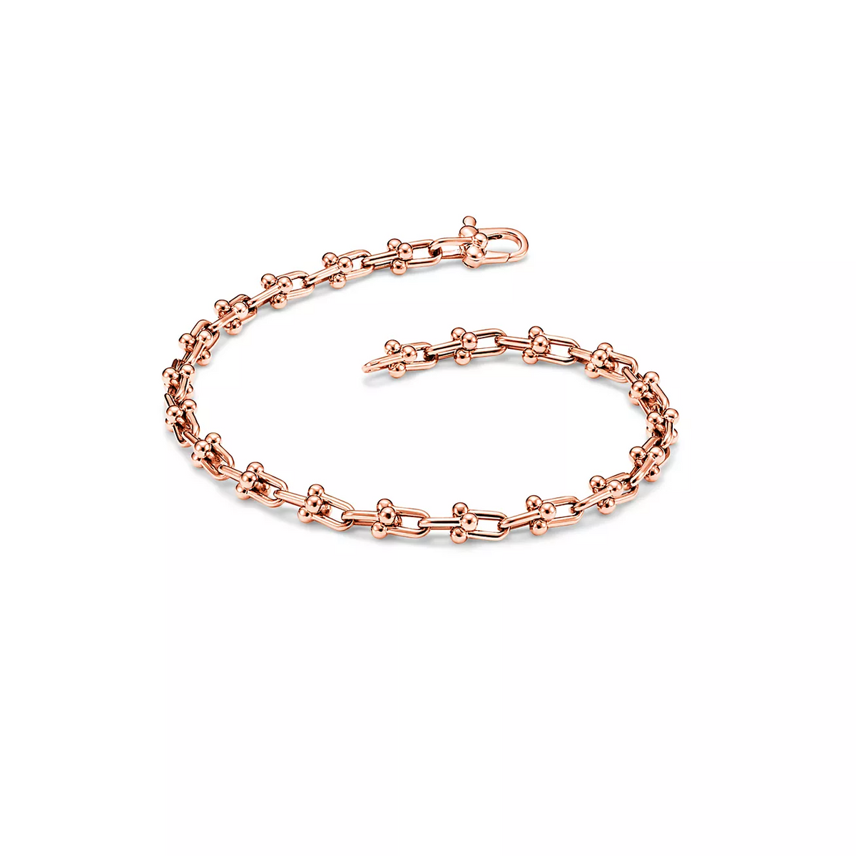 [Lumi Jewelry]HARDWEAR MICRO LINK 44 MOTIF PINK GOLD BRACELET