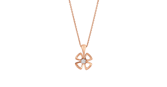 [Lumi Jewels]FIOREVER NECKLACE DIAMOND CENTER