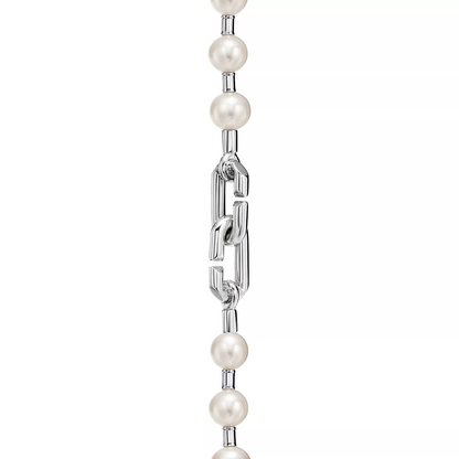 [Lumi Jewelry]PEARL 7-8MM SILVER BRACELET