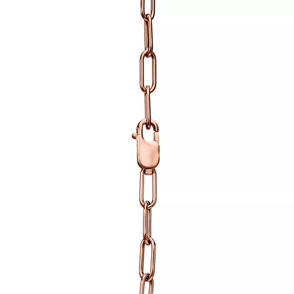 [Lumi Jewelry]LOCK SMALL PENDANT PINK DIAMOND PINK GOLD NECKLACE