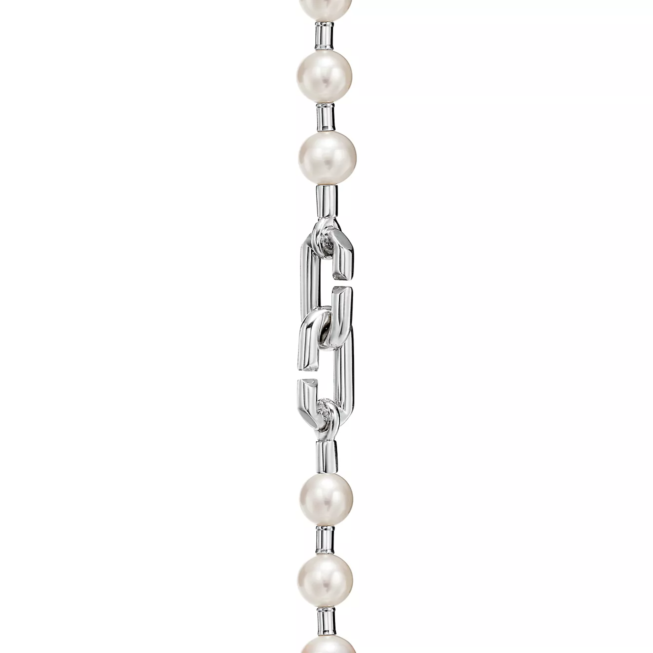 [Lumi Jewelry]PEARL LOCK SILVER BRACELET
