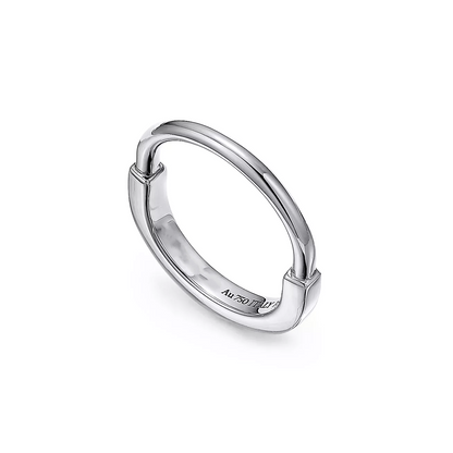 [Lumi Jewelry]LOCK RING SILVER