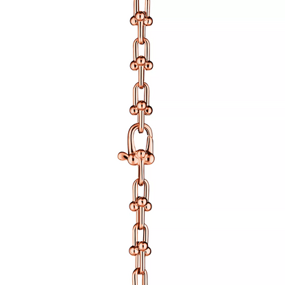 [Lumi Jewelry]HARDWEAR MICRO LINK 44 MOTIF PINK GOLD BRACELET
