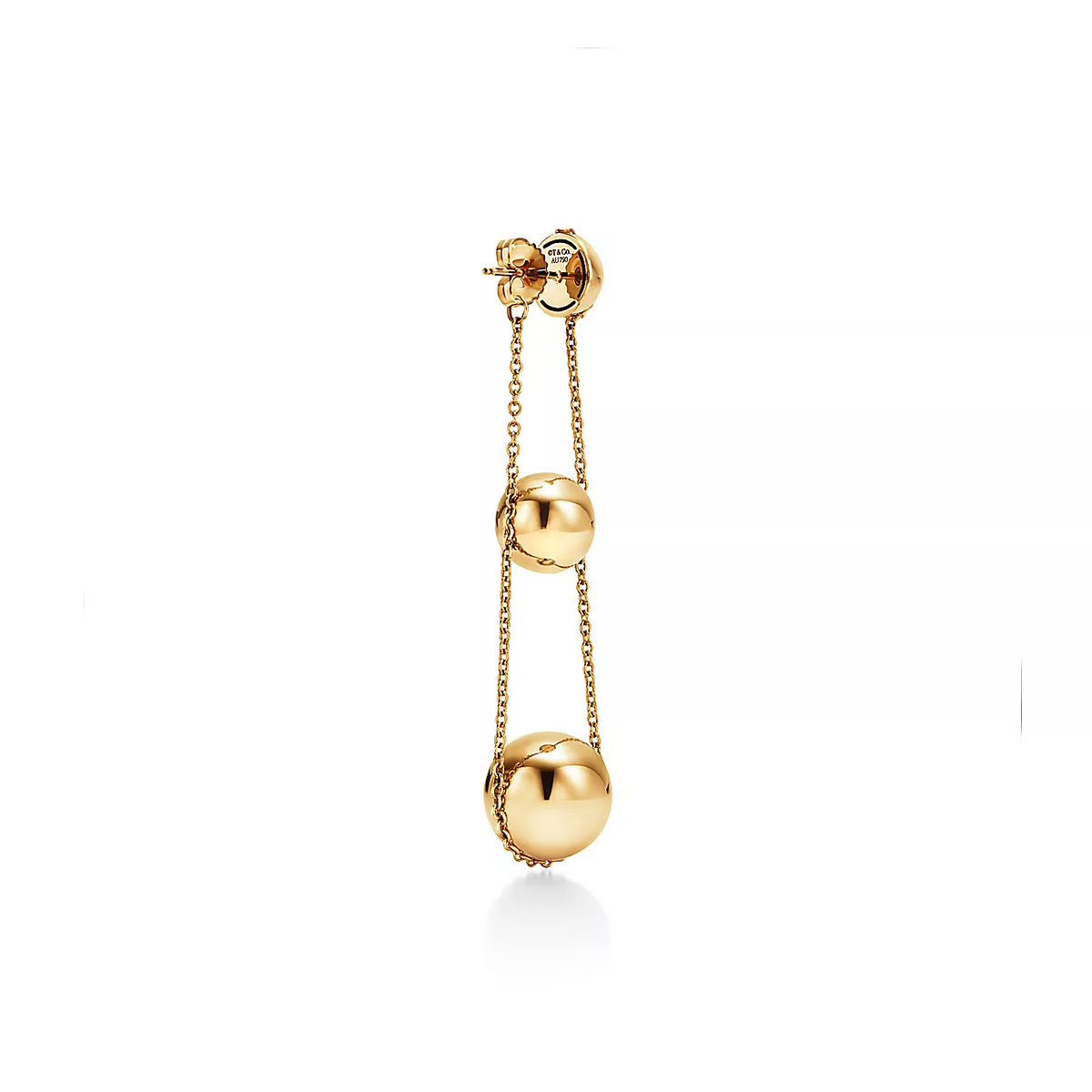 [Lumi Jewelry]TRIPLE DROP GOLD EARRINGS