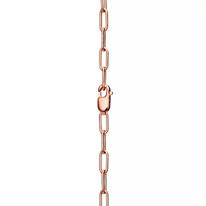 [Lumi Jewelry]LOCK NECKLACE MEDIUM PENDANT PINK GOLD PAVED DIAMONDS