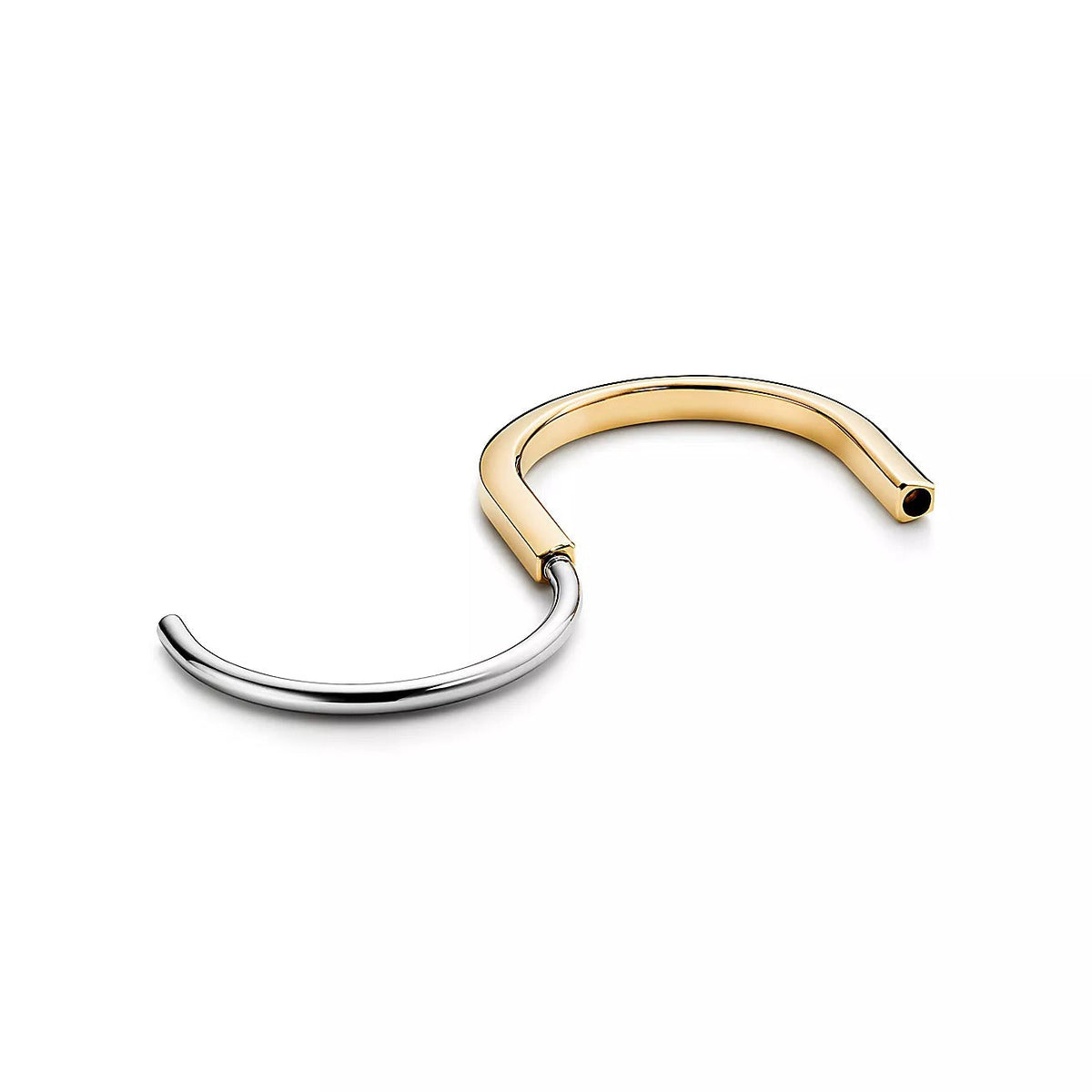 [Lumi Jewelry]LOCK BRACELET YELLOW AND WHITE GOLD