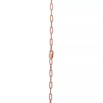 [Lumi Jewelry]LOCK MEDIUM PENDANT PINK DIAMOND PINK GOLD NECKLACE