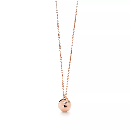 [Lumi Jewelry]BALL PENDANT 12.75MM NECKLACE